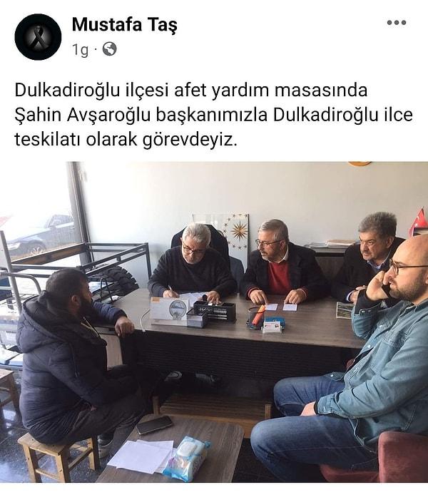 Peki AK Parti Dulkadiroğlu İlçe Başkanı Şahin Avşaroğlu şu an nerde derseniz cevabı aşağıda bulabilirsiniz. İnsan gerçekten hayret ediyor bu rahatlığa!