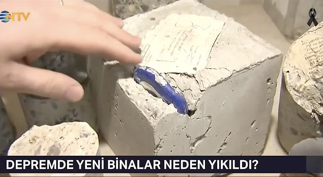 �stanbul Kad�k�y'deki Binalardan Al�nan Beton �rneklerinin ��inden ��kanlar 'Pes Art�k' Dedirtti