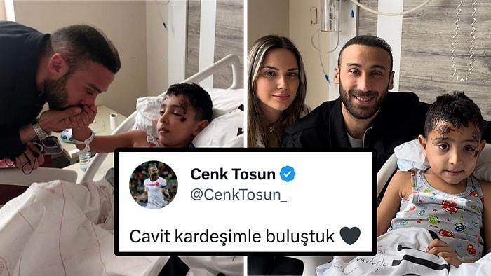 Beşiktaş'ın Yıldızı Cenk Tosun Antalya'ya Giderek Minik Kartal Cavit'e Verdiği Sözü Tuttu