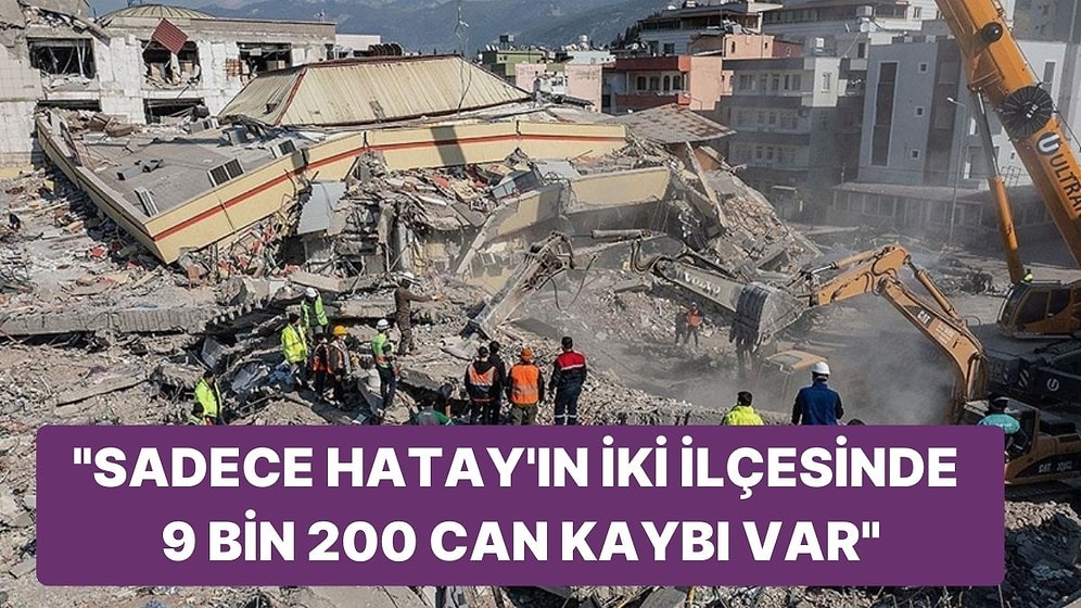 Gazeteci Alican Uludağ: 'Sadece Hatay'ın İki İlçesinde 9 Bin 200 Can Kaybı Var'