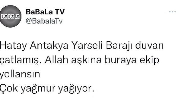 Oğuzhan Uğur'un sosyal medya ekibinin yönettiği BaBaLa TV'nin Twitter hesabı da bu gelişmeyle ilgili bir tweet atmıştı.