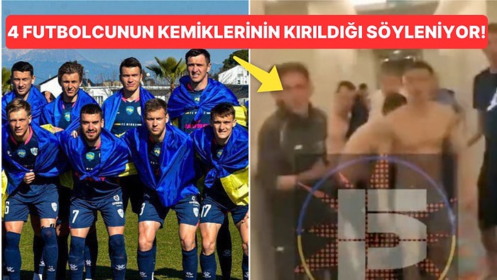 Kemiklerini Kırdılar! Rus ve Ukraynalı Futbolcular, Ülkemizdeki Deprem Sonrası Bir Araya Gelince Kavga Çıktı