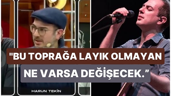 Mor ve Ötesi'nin Solisti Harun Tekin Katıldığı Bağış Yayınında Ders Niteliğinde Bir Konuşma Yaptı