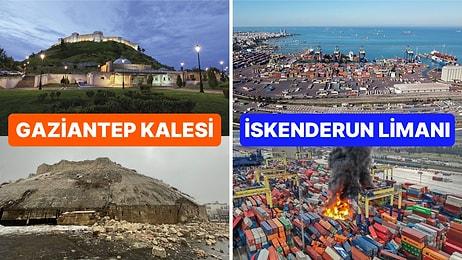 Kahramanmaraş Depreminin Korkunç Boyutunu Gözler Önüne Seren Öncesi ve Sonrası Fotoğraflar