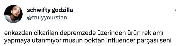 Özellikle depremzede üzerinden yapılan reklam başka tepkileri beraberinde getirdi.