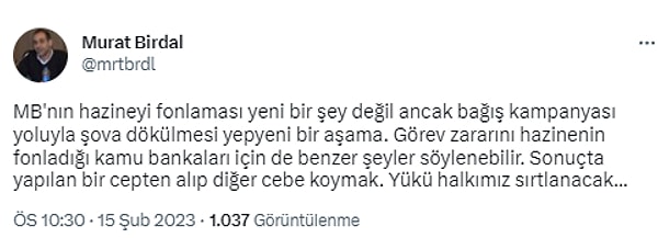 Yine konunun uzmanlarından yorumlar dikkat çekti.