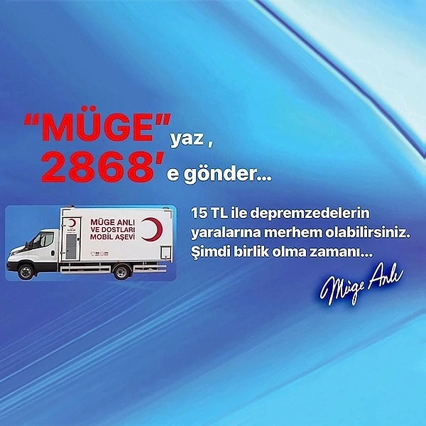 Daha sonrasında kendisinin başlattığı yardım kampanyasından 32 milyon TL gibi bir bağış topladığı öğrenilmişti.