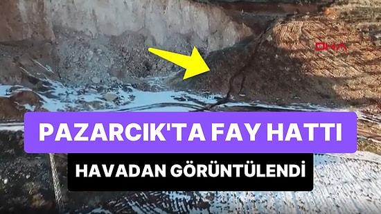 Kahramanmaraş Depreminin Merkez Üslerinden Pazarcık'ı İnceleyen Sismologlar Fay Hattını Drone ile Görüntüledi