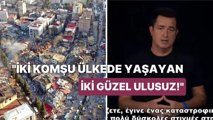 Acun Ilıcalı Yunanistan'da Yayınlanan Survivor Canlı Yayınında Depremle İlgili Konuştu