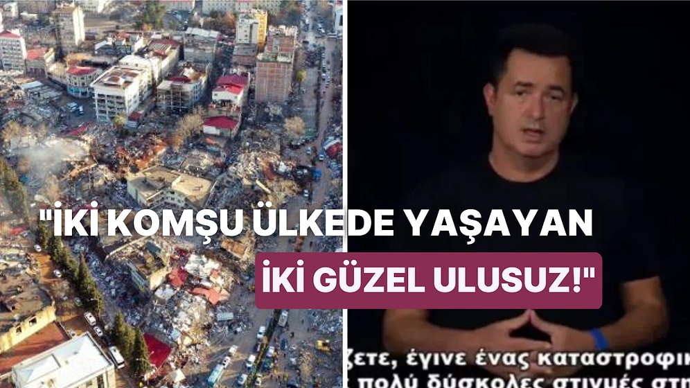 Acun Ilıcalı Yunanistan'da Yayınlanan Survivor Canlı Yayınında Depremle İlgili Konuştu