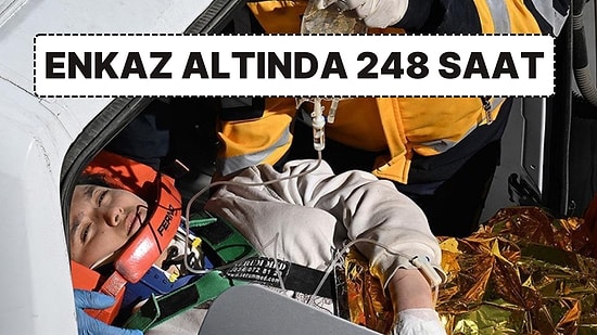 17 yaşındaki Aleyna, 11'inci Günde Enkazdan Sağ Çıkarıldı