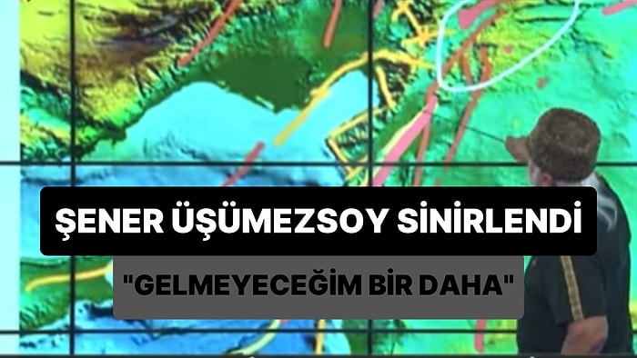 TELE1 Ekranlarında Deprem Hakkında Analizler Yapan Prof. Dr. Şener Üşümezsoy: 'Gelmeyeceğim Bir Daha'