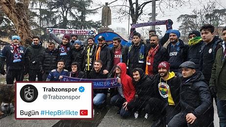 Basel Karşılaşması Öncesi Trabzon'da Farklı Renklere Gönül Veren Taraftarlarımızın Birlikte Oldukları Kareler