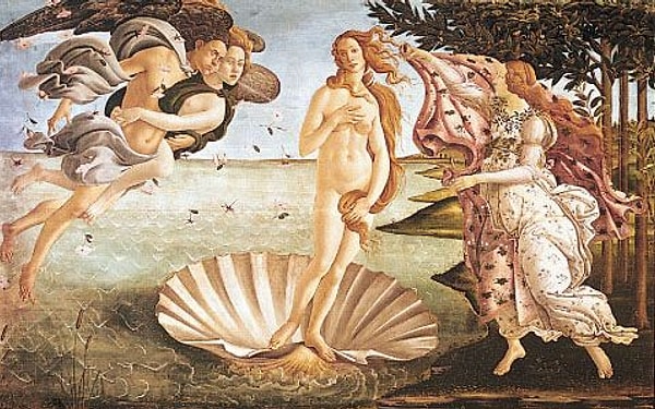 8. Venüs'ün Doğuşu adlı tablo hangi dünyaca ünlü ressama aittir?