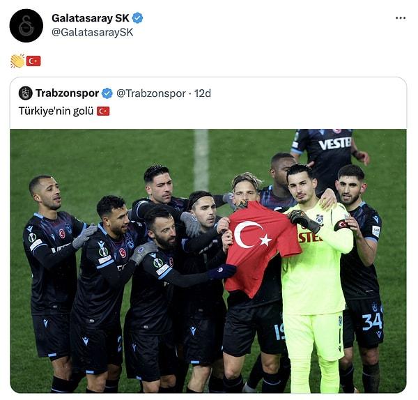 76. dakikada Maxi Gomez'in ağlarla buluşan topu gol olarak geçerlilik kazanmadı. Maç Trabzonspor'un 1-0'lık üstünlüğüyle sona ererken sosyal medyada harika paylaşımlar vardı👇