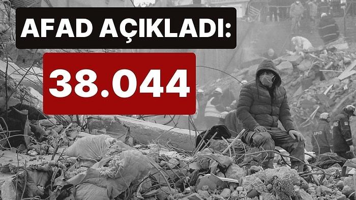 AFAD'dan Açıklama: "Depremde 38 Bin 44 Vatandaşımız Hayatını Kaybetmiştir"
