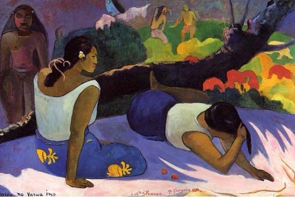 Picasso'nun etkilendiği bir diğer isimle devam edelim: Gauguin! Paul Gauguin, Tahiti'de yaşadığı dönemden, Tahiti halkından ve canlı renklerden ilham alan bir stili benimsedi.