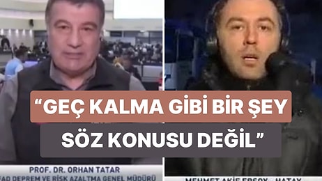 “Geç Kalma Söz Konusu Değil” Diyen AFAD Başkanına Olay Yerinde Bulunan Mehmet Akif Ersoy’dan Cevap Geldi