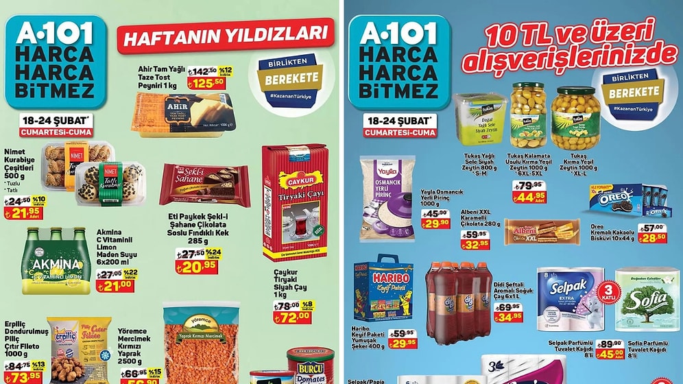 18 - 25 Şubat 2023 A101 Haftanın Yıldızları Kataloğu