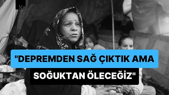 'Depremden Sağ Çıktık Ama Soğukta Öleceğiz' Diyen 8 Çocuklu Anneye, 'Devleti Kötülemeyin' Dediler