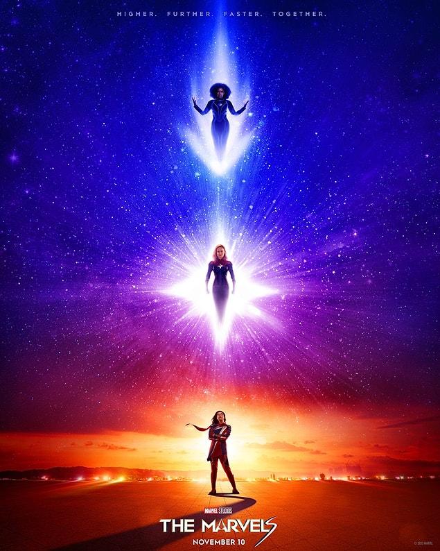 14. 28 Temmuz'dan 10 Kasım'a ertelenen The Marvels filminden ilk poster yayınlandı.