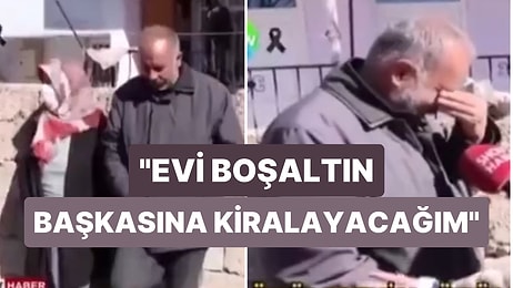 Korkudan Eve Giremeyen Kiracılarına Eşyalarını da Alıp Evi Boşaltmalarını Söyleyen Ev Sahibi