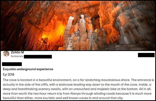 8. Buz çağından kalma Gilindire Mağarası'nın yalın bir anlatımı.