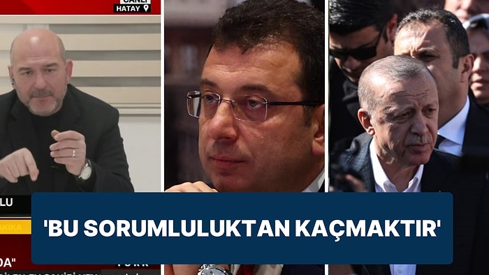 Ekrem İmamoğlu’ndan Erdoğan ve Soylu’ya Gönderme