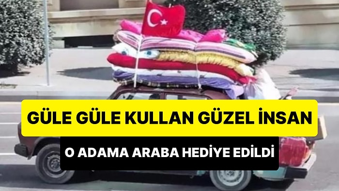 Eski Model Aracıyla Azerbaycan'dan Yola Çıkıp Yardıma Koşan Server Beşirli'ye Sıfır Araç Hediye Edildi