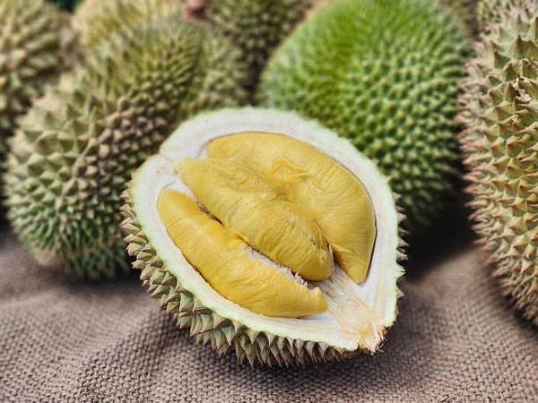 2. Durian: Güney Asya'da yetişir.