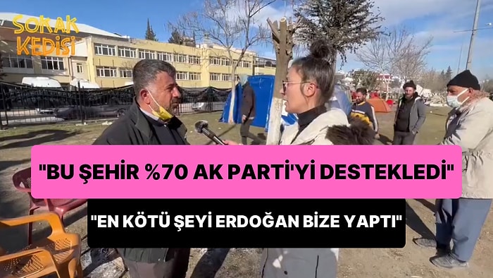 Adıyamanlı Depremzede: 'Bu Şehir %70 AK Parti'yi Destekledi! Milletvekilleri, Vali Gelmiş Gülerek Geziyor'