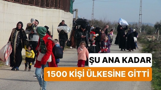 Suriyelilere 'Deprem İzni': Şu Ana Kadar 1500 Kişi Ülkesine Gitti