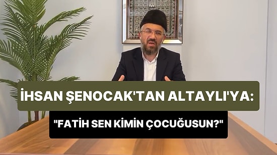 Şenocak'tan, 'Depremzede Evlatlıkla Evlenilebilir' Diyen Diyanet'i Eleştiren Altaylı'ya: Sen Kimin Çocuğusun?