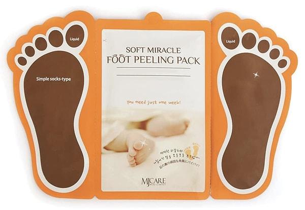 3. Miracle foot peeling pack - çorap tipi ayak maskesi