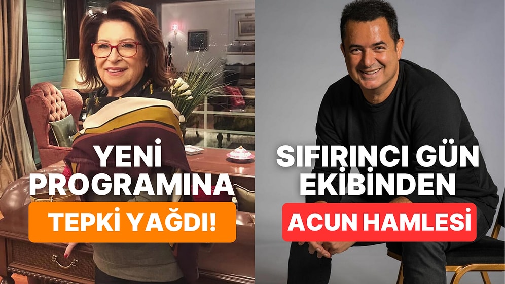 Dizi Ekibinin Acun Ilıcalı Hamlesinden Yayına Başlayan Müge Anlı'ya Televizyon Dünyasında Bugün Yaşananlar