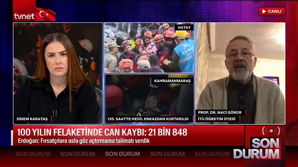 Naci Görür'ün Hatay'daki Deprem İçin Uyardığı Ortaya Çıktı!