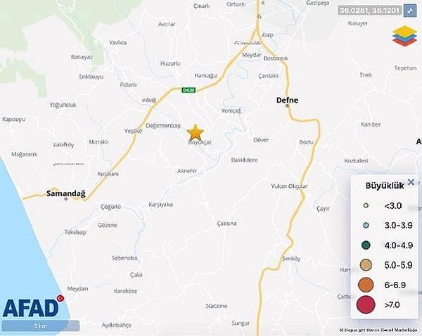 Yaşanan korkunç afetin ardından bugün de Hatay'ın Defne ilçesinde 6.4 ve 5.8 büyüklüğünde depremler meydana geldi.