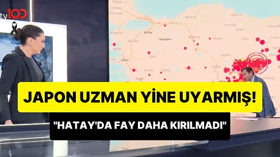 Japon Deprem Uzmanı Moriwaki Yine Önceden Uyarmış! Ece Üner'in Programında 'Hatay'da Fay Daha Kırılmadı' Demiş