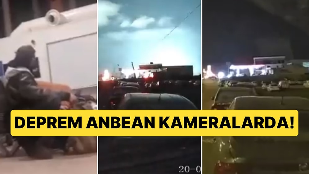 Hatay'da Meydana Gelen 6.4 ve 5.8 Büyüklüğünde İki Depremin Korku Dolu Anları Kameralara Yansıdı