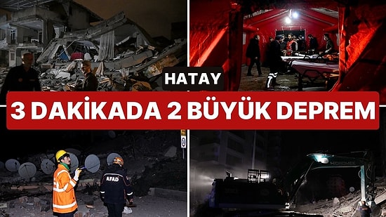 Hatay'da 6.4 Büyüklüğünde Şiddetli Deprem