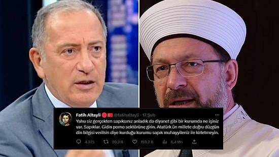 Diyanet’ten Fatih Altaylı’ya Dava: ‘Depremzedeleri Başkanlığımıza Karşı Kışkırtıyor’