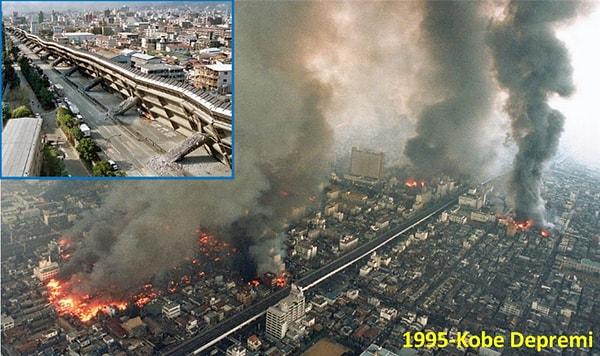 Japonya’da da gerçekleşen depremlerden Türkiye’dekileri gibi merkez üssü karada ve 30km’den sığ olanlarda (örneğin 1995 Kobe) hasar büyük oldu.