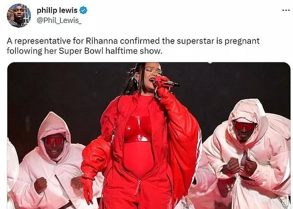 Comments were made such as "We'll never get a new album", "We will see Rihanna's pregnant outfits again".
