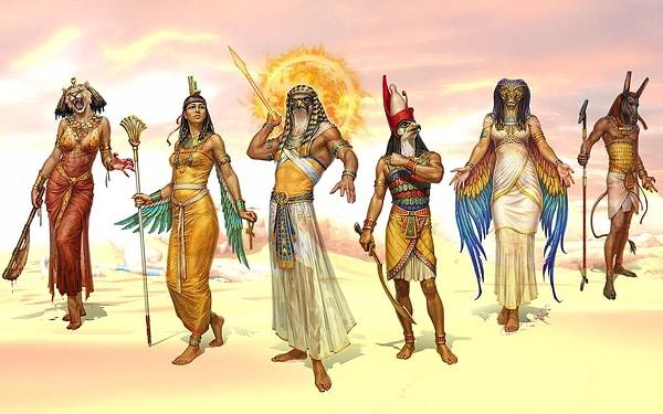 Tanrılar ve tanrıçalar Mısır Kültüründe önemli bir rol oynamaktaydı.