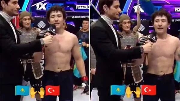Zhoni isimli Kazakistanlı bir sporcu da kazandığı müsabaka sonrası Türkçe bir açıklama yaptı. Zhoni, "Türkiye geçmiş olsun, sizin acınız bizim de acımızdır. Bugünleri de atlatacaksın" dedi.
