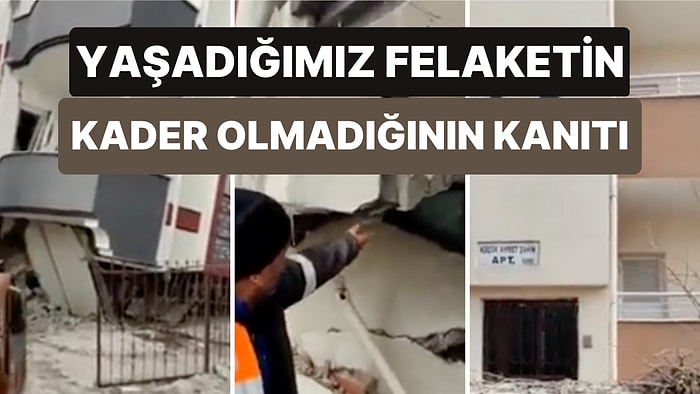 Deprem Değil Bina Öldürür! Deprem Bölgesindeki Yeni Bina Yıkılmışken 33 Senelik Bina Sapasağlam Ayakta Kaldı
