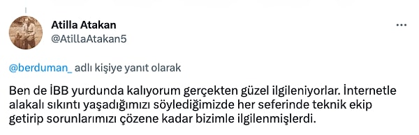 Bir başka öğrenci de yurdun imkanları kullanılarak öğrenciye ilgiyle yaklaşıldığını bu sözlerle ifade etti: