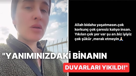 Yardım İçin Hatay'a Giden Eski Survivor Yarışmacısı Sema Aydemir, Depremde Yaşadıklarını Anlattı