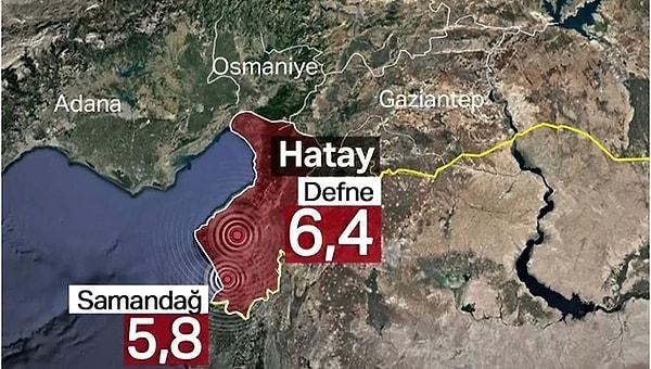 11 ili etkileyen bu depremin ardından ise merkez üssü Hatay'da 6.4 ve 5.8 büyüklüğünde iki deprem daha yaşandı.