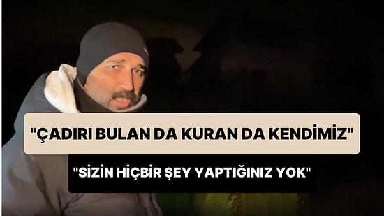 Barış Atay: 'Çadırı Bulan da Kendimiz Kuran da Kendimiz, Sizin Hiçbir Şey Yaptığınız Yok'